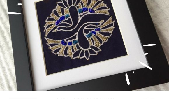 Beads on Batik