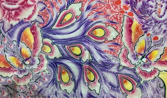 Butterflies and peacock feathers, one of Bayu Aria Hotwax Studio signature.