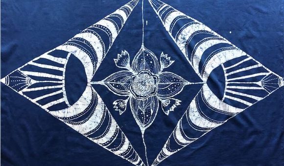 Indigo artwork by Ummi Junid.
